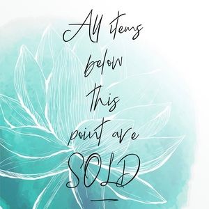 All items below this point are SOLD‼️